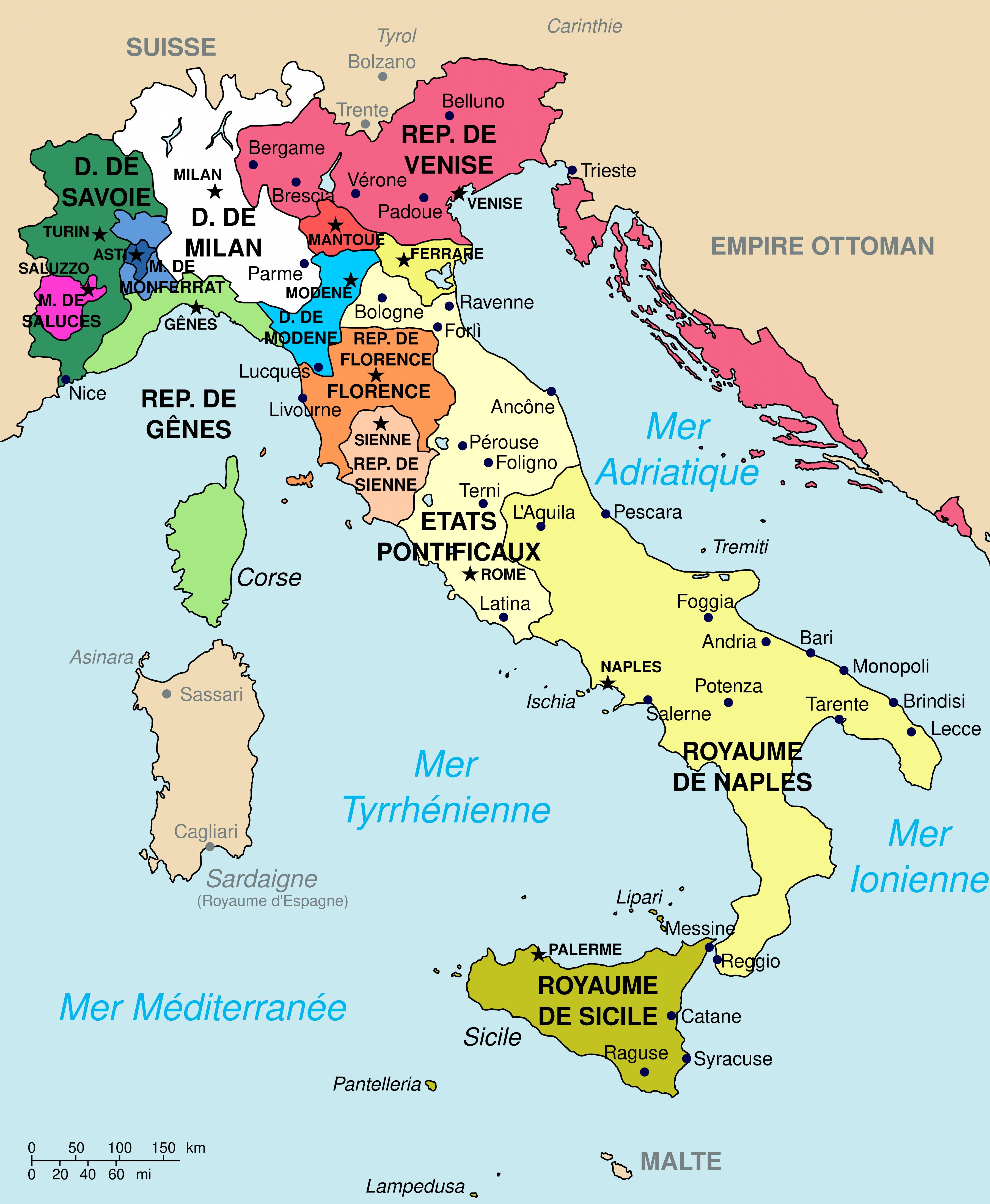 Map of Italy: offline map and detailed map of Italy